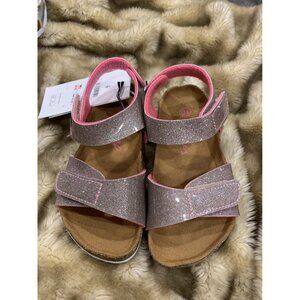 BNWT Pink Glitter Tippy Toes Sandals By Joules Size 11